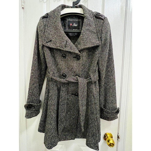 Guess belted coat for women - Picture 1 of 2